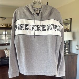🩶 PINK Victoria's Secret Gray Hoodie 🩶